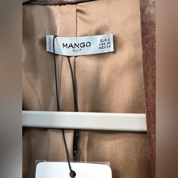 Mango Chocolate Velvet Blazer - Picture 3 of 3
